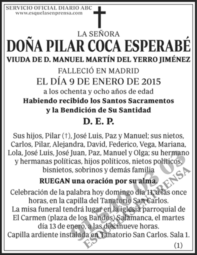 Pilar Coca Esperabé